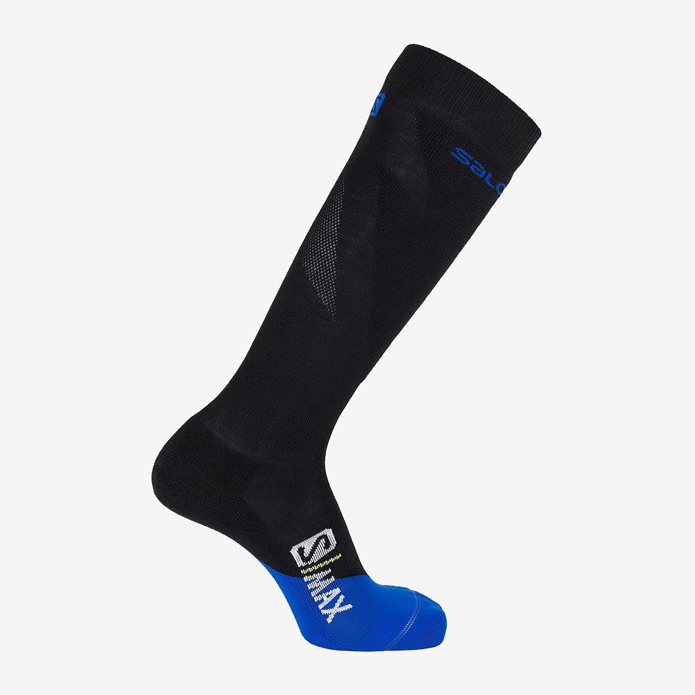 Salomon Singapore Mens Socks - S MAX M Black | 25903-GMIJ